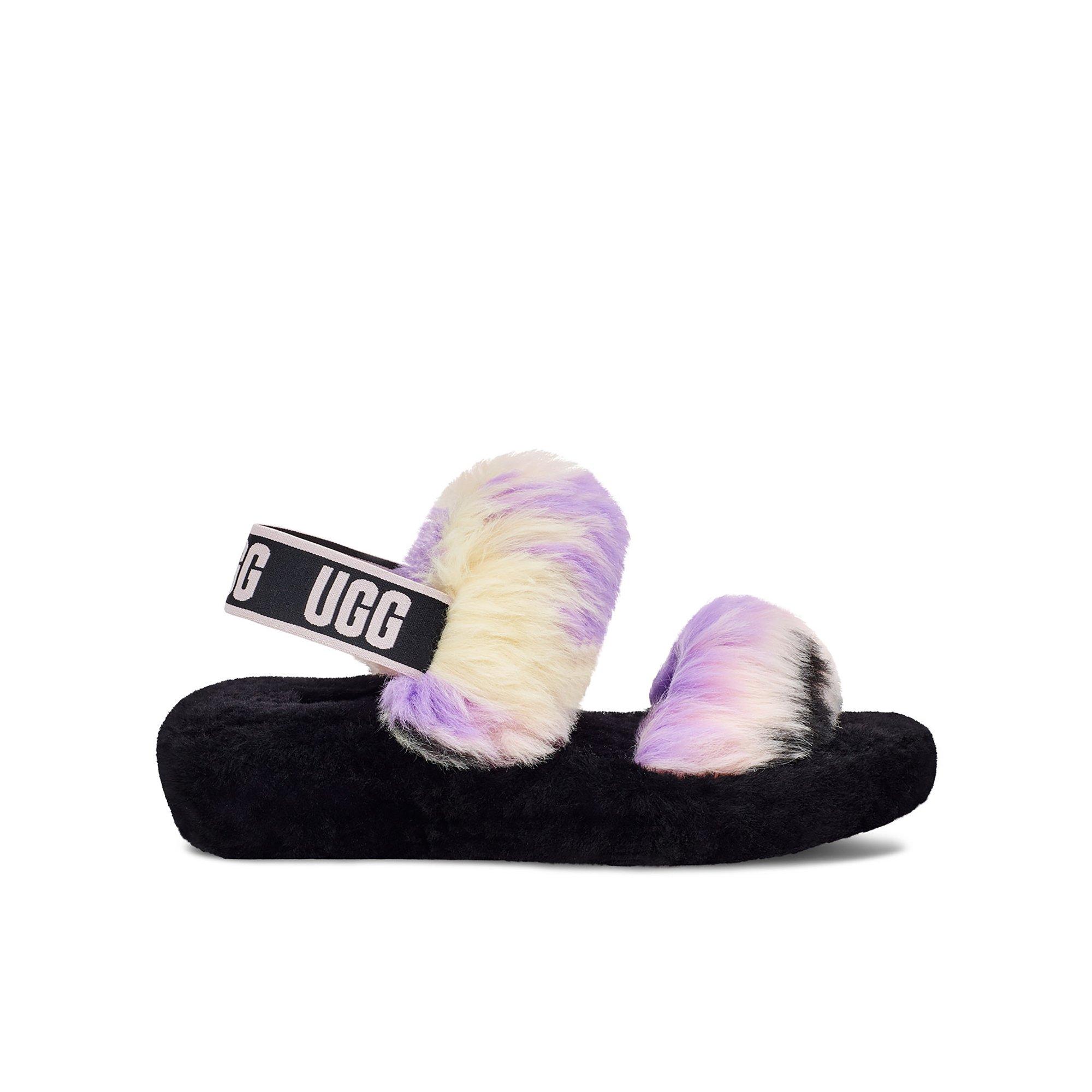 Dark purple ugg discount slides